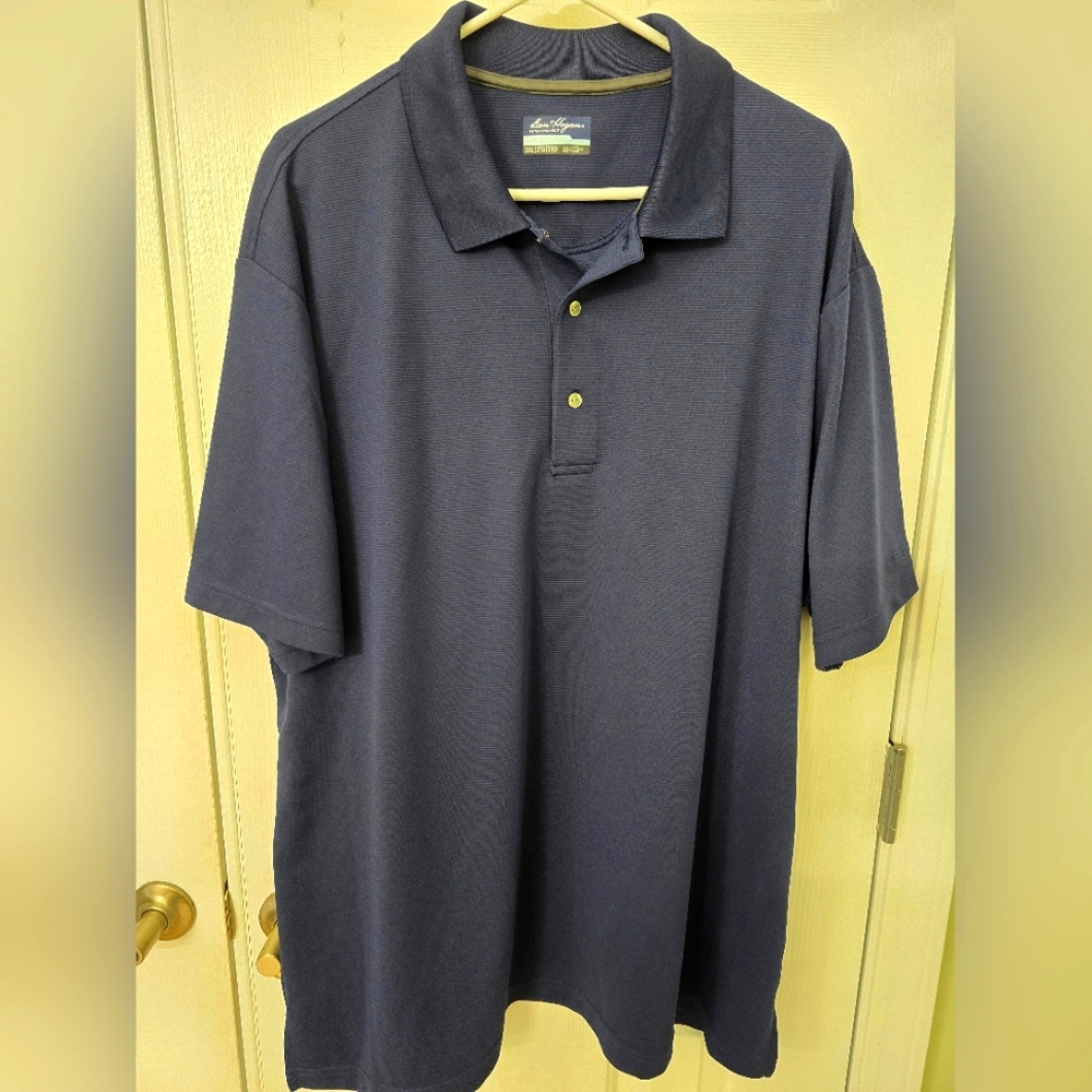 Ben Hogan Blue Polo Golf Shirt Classic Short Sleeve Design 2XL New WITHOUT TAGS